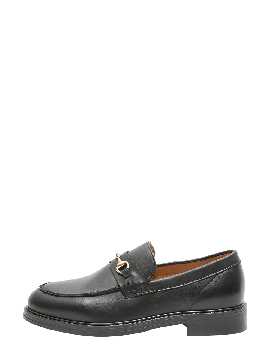 Selected - SLMBLAKE LEATHER HORSEBIT LOAFER - nach anlass kaufen - black - 1