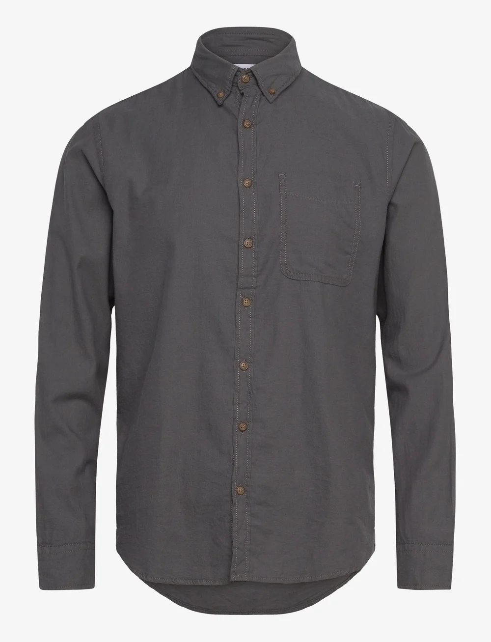 Selected - SLHSLIM-DAN FLANNEL SHIRT LS O - ruudulised särgid - dark grey melange - 0