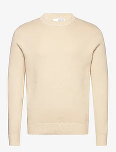 SLHTODD LS KNIT CREW NECK W, Selected Homme