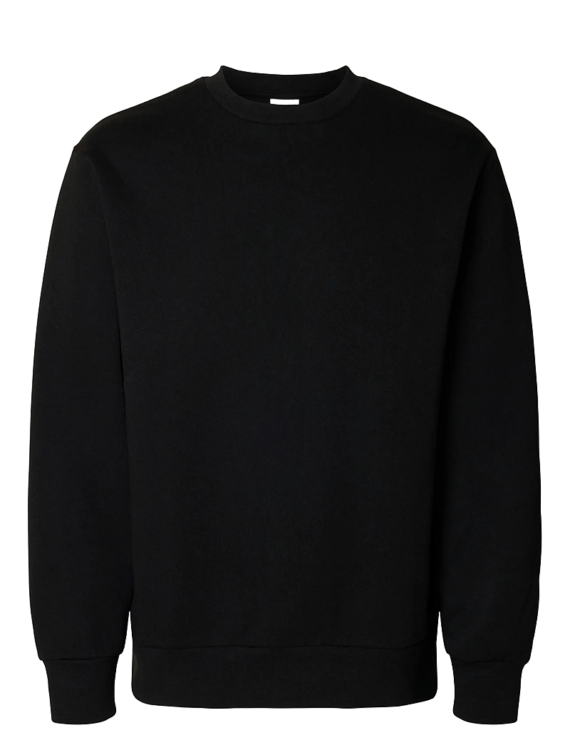 Selected - SLHREG-DAN SWEAT CREW NECK - shop efter anledning - black - 0