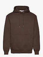 SLHREG-DAN SWEAT HOOD - DEMITASSE