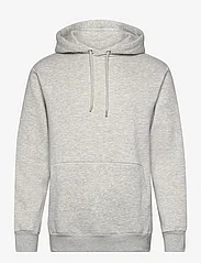 Selected Homme - SLHREG-DAN SWEAT HOOD - hoodies - light grey melange - 0