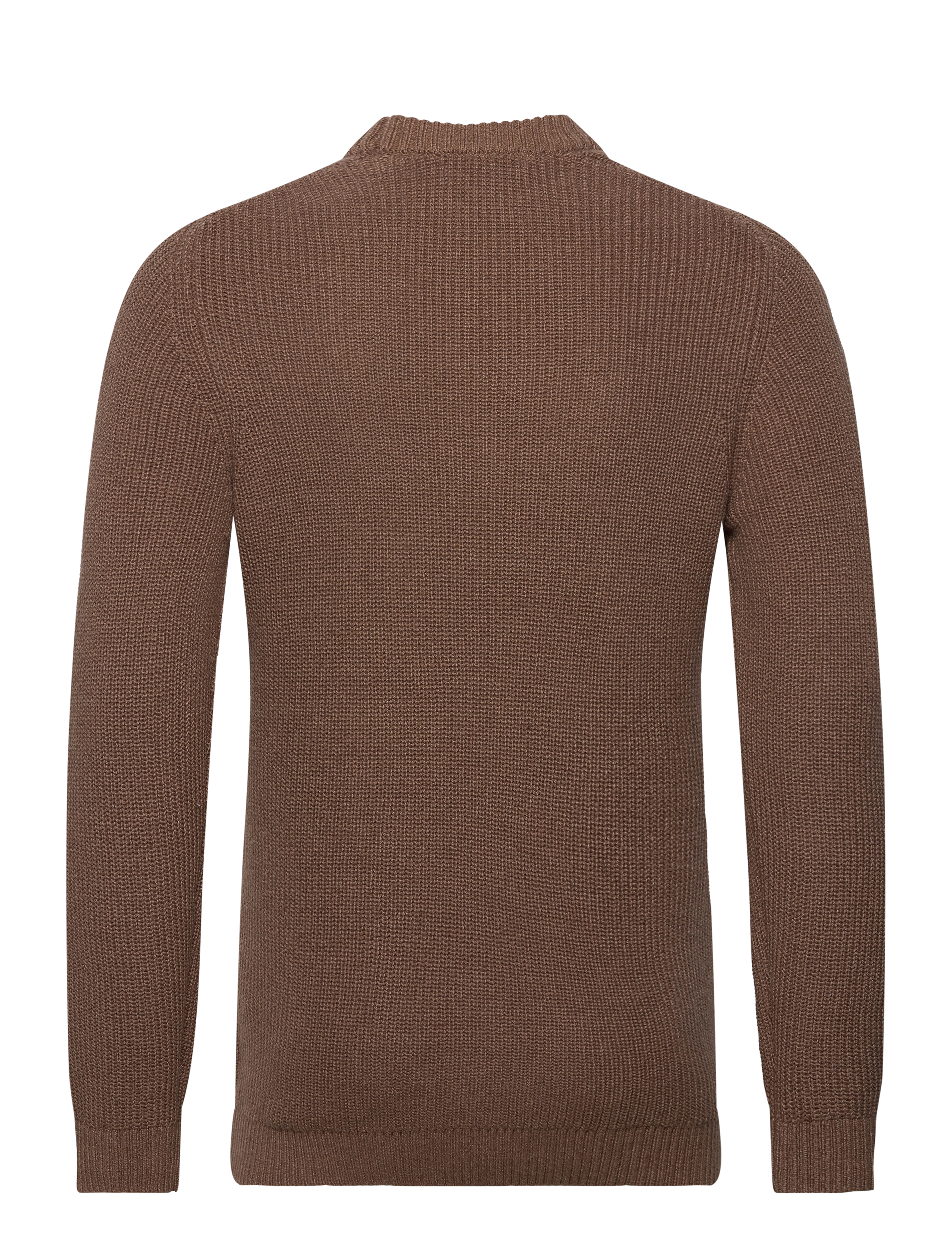 Selected Homme - SLHREG-DAN STRUCTURE CREW NECK - dark earth - 1