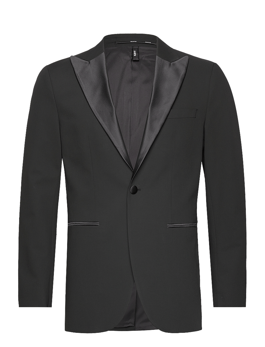 Selected - SLHSLIM-LIAM TUX BLZ FLEX B - smokings - black - 1