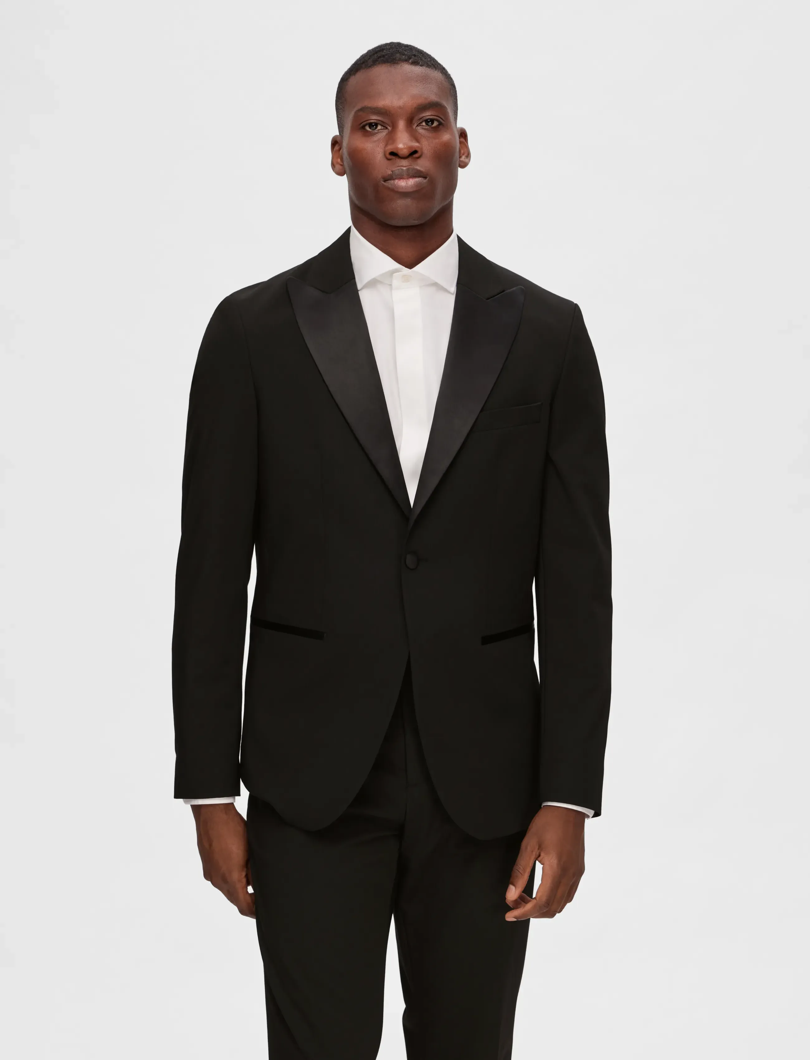 Selected SLHSLIM-LIAM TUX BLZ FLEX B - Osta olukorra järgi - BLACK / black