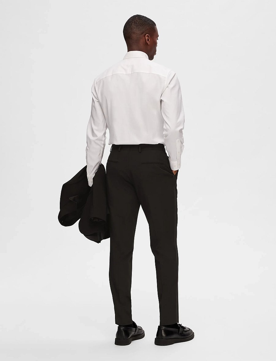 Selected - SLHSLIM-LIAM TUX TRS FLEX B - black - 3