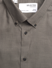 Selected Homme - SLHREGDEAN-SIRIUS SHIRT LS B - checkered shirts - greige - 2