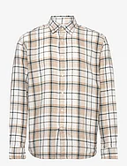 SLHREGOWEN-TWISTED CHECK LS SHIRT W - GREEN GABLES