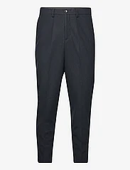 Selected Homme - SLHSLIMTAPEDAN FLANNEL TROUSER O - kostiumo kelnės - dark sapphire - 0