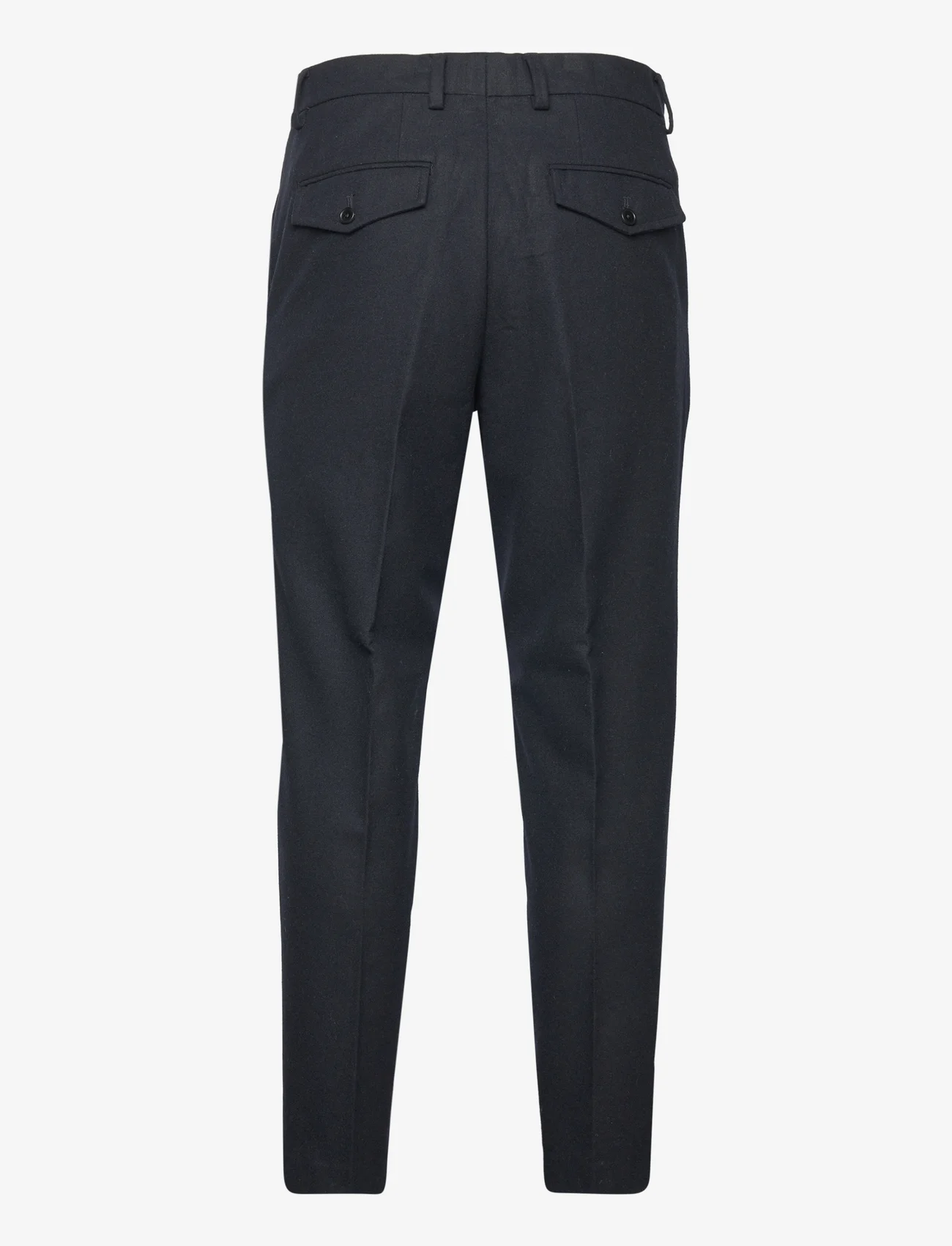 Selected Homme - SLHSLIMTAPEDAN FLANNEL TROUSER O - suit trousers - dark sapphire - 1