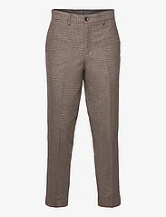 Selected Homme - SLHSLIMTAPEDAN FLANNEL TROUSER O - suit trousers - greige - 0