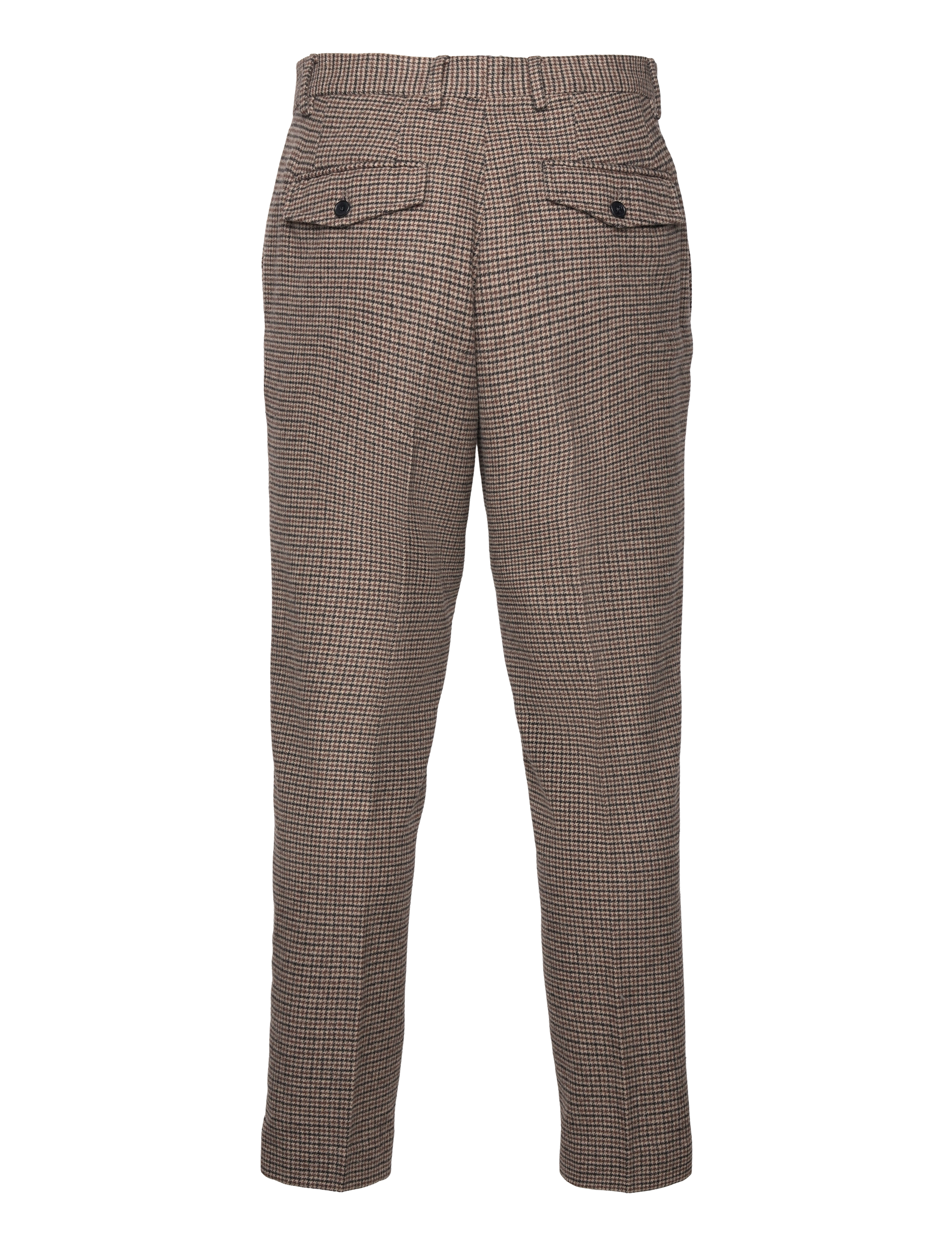 Selected - SLHSLIMTAPEDAN FLANNEL TROUSER O - kostymbyxor - greige - 1