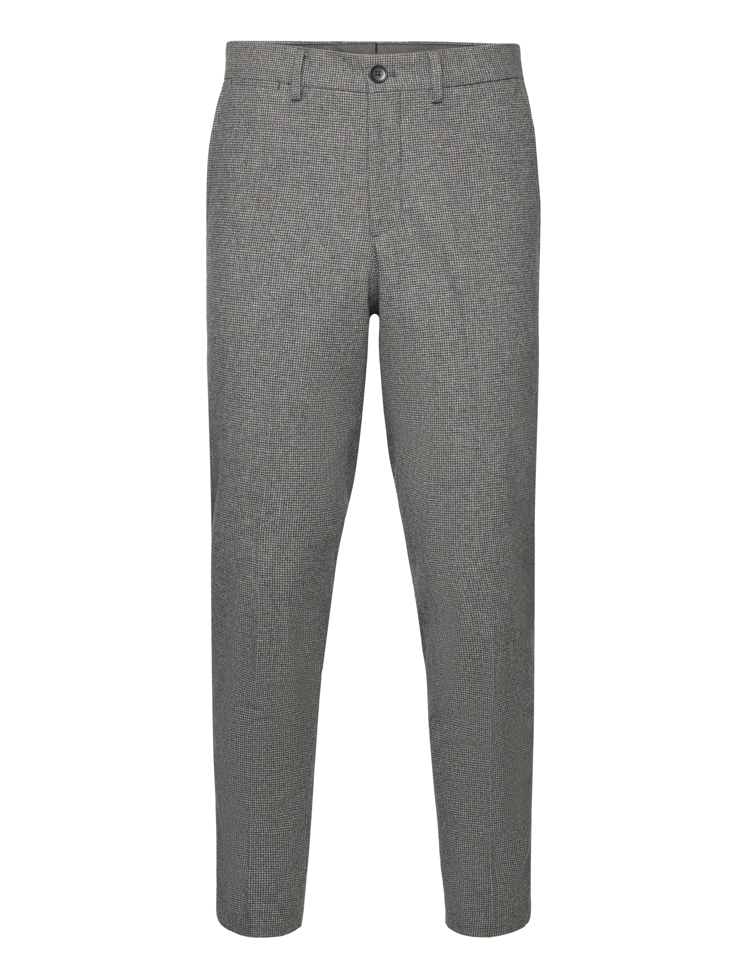 SELECTED Slhslimtapedan Flannel Hose O Grau - 46 - Herren