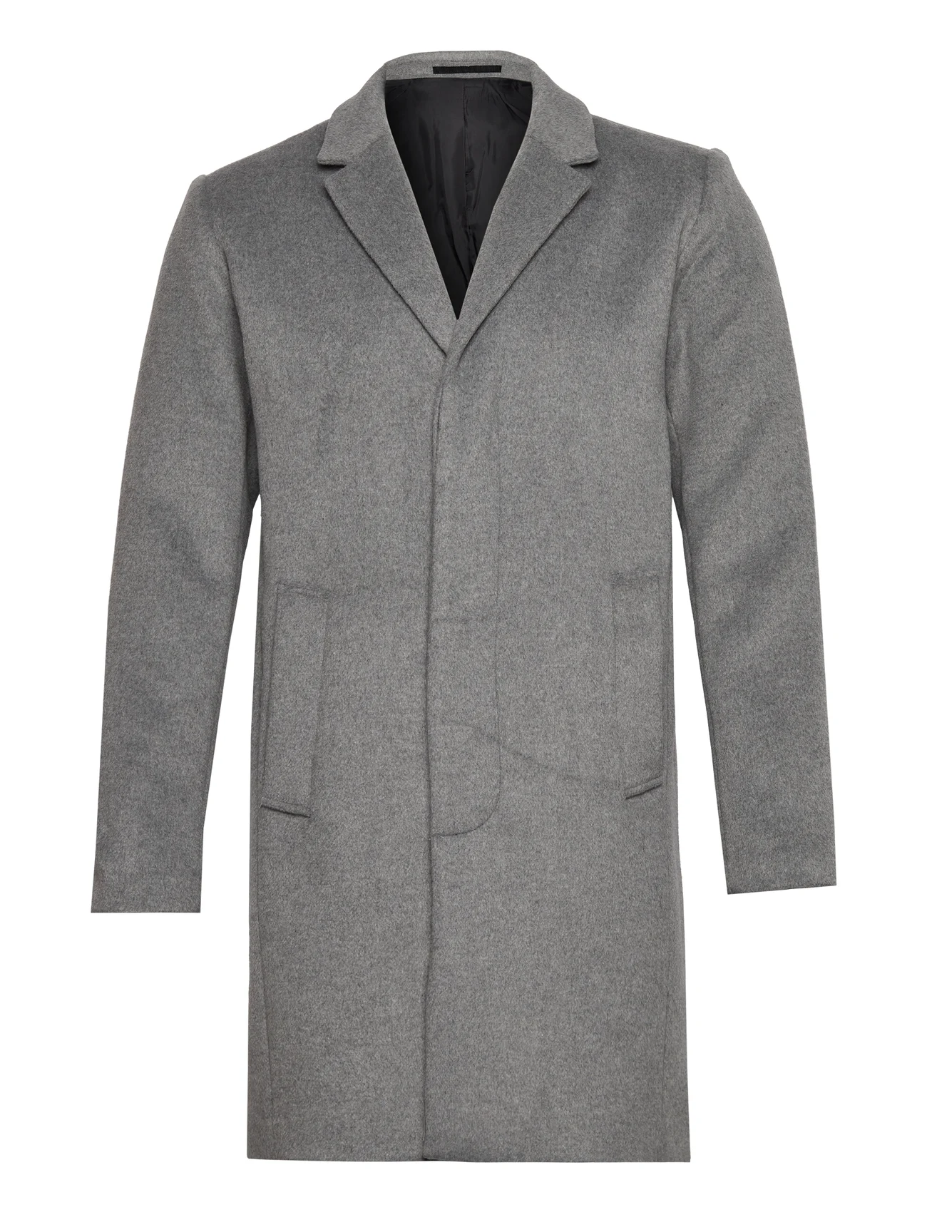 Selected Homme - SLHDAN WOOL COAT O - winter jackets - grey melange - 0