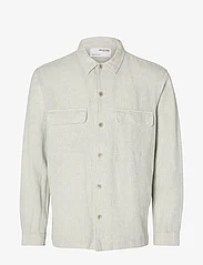 Selected Homme - SLHMADS-LINEN OVERSHIRT LS NOOS - overshirts - pure cashmere - 1