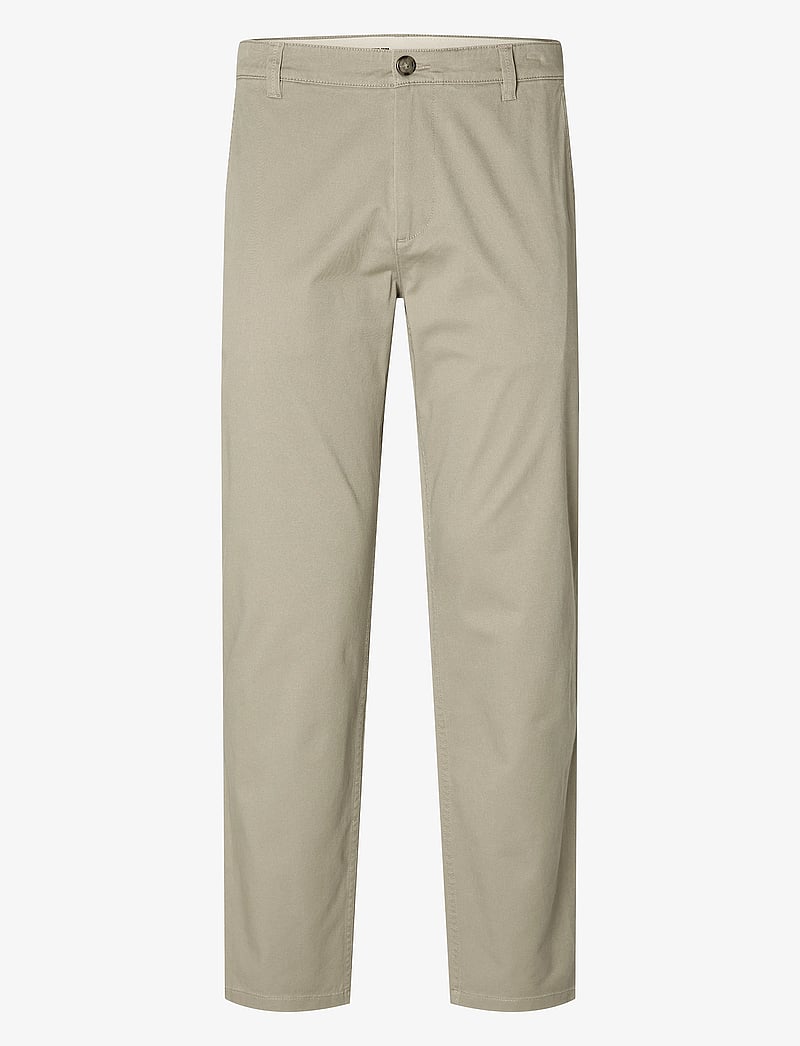 Selected - SLH175-SLIM BILL PANT FLEX NOOS - chinos - chinchilla - 1
