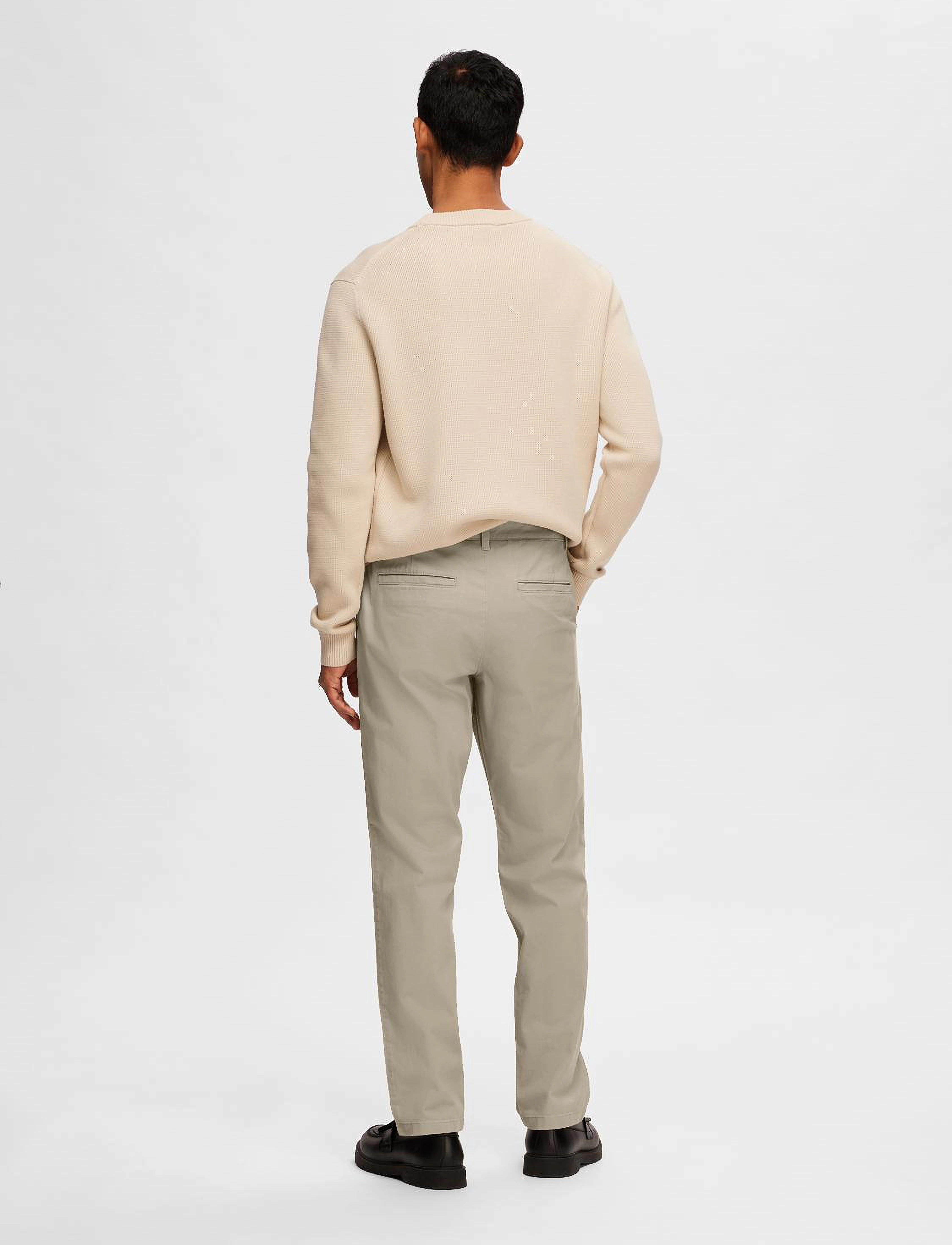 Selected - SLH175-SLIM BILL PANT FLEX NOOS - chinos - chinchilla - 2