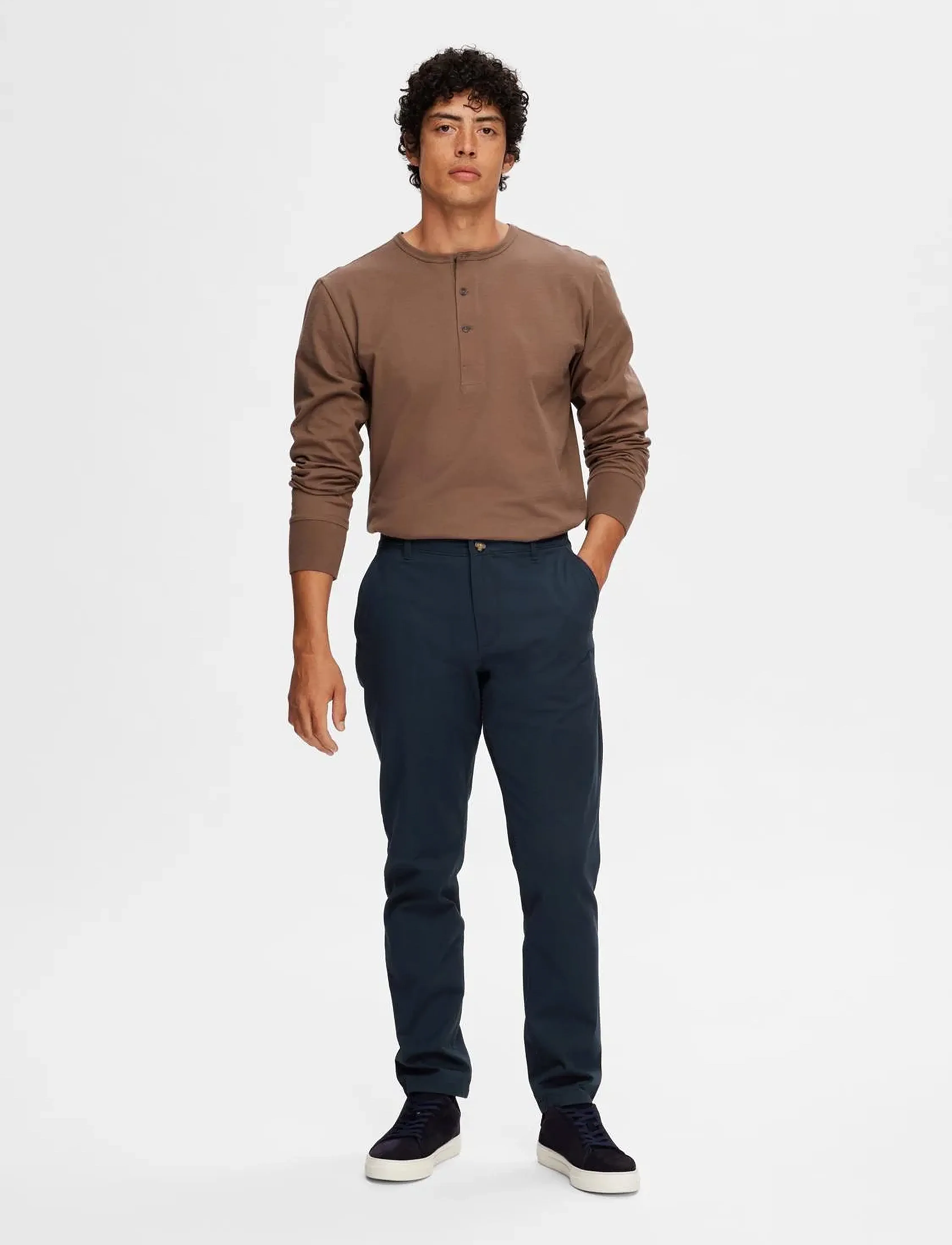 Selected - SLH175-SLIM BILL PANT FLEX NOOS - chinos - dark sapphire - 3