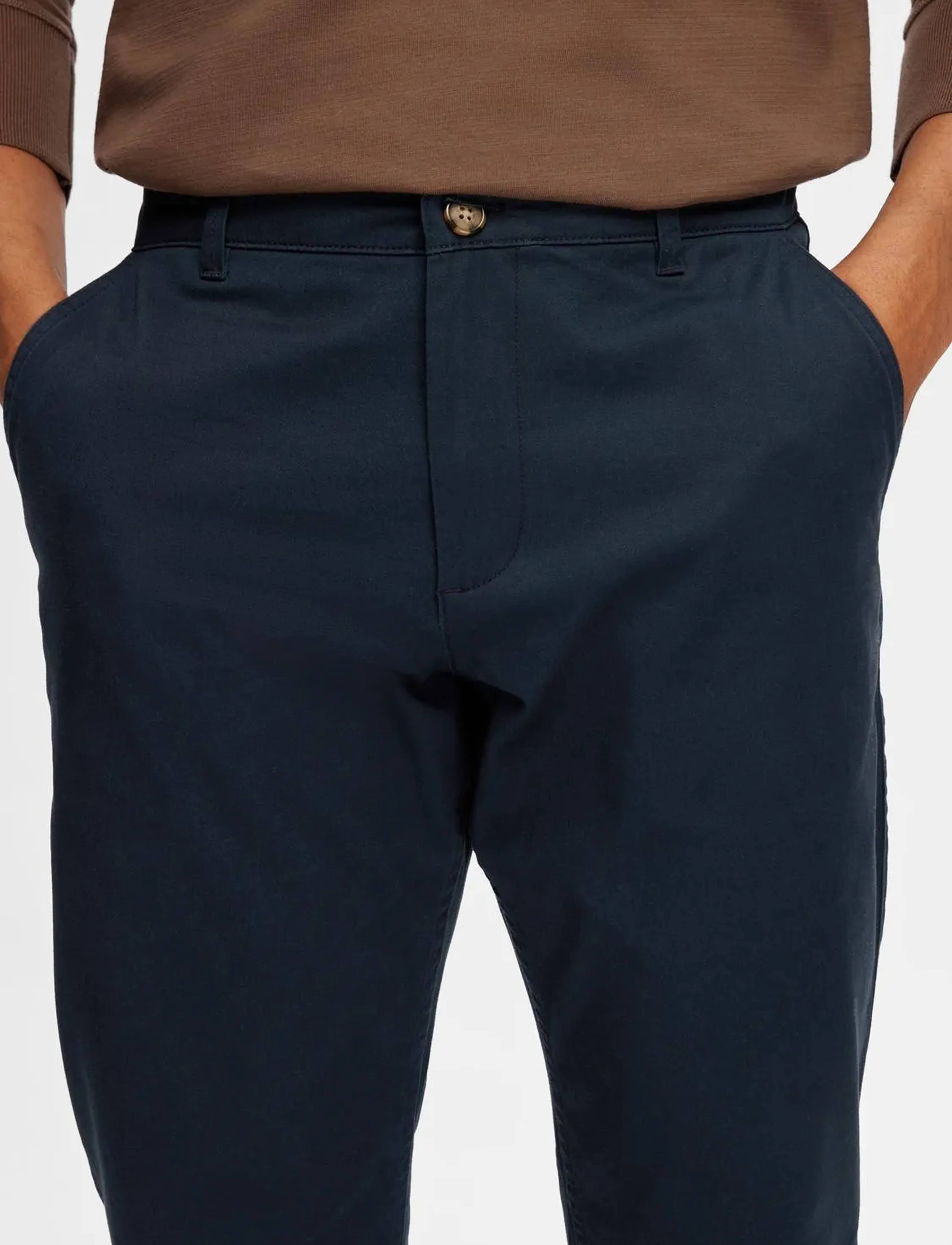 Selected - SLH175-SLIM BILL PANT FLEX NOOS - chinos - dark sapphire - 5