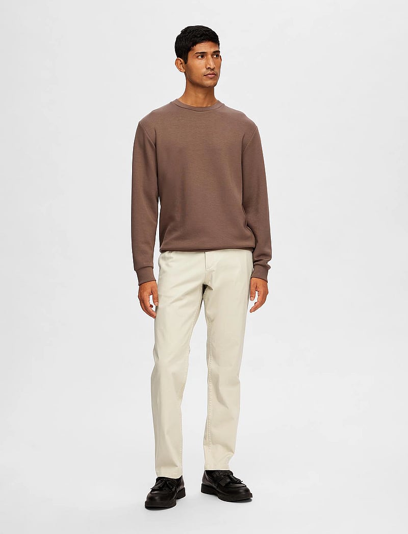 Selected - SLH175-SLIM BILL PANT FLEX NOOS - chinos - moonstruck - 4