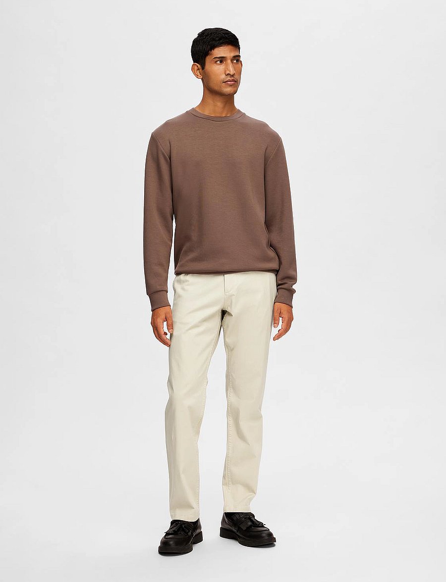 Selected - SLH175-SLIM BILL PANT FLEX NOOS - pantalons chino - moonstruck - 4