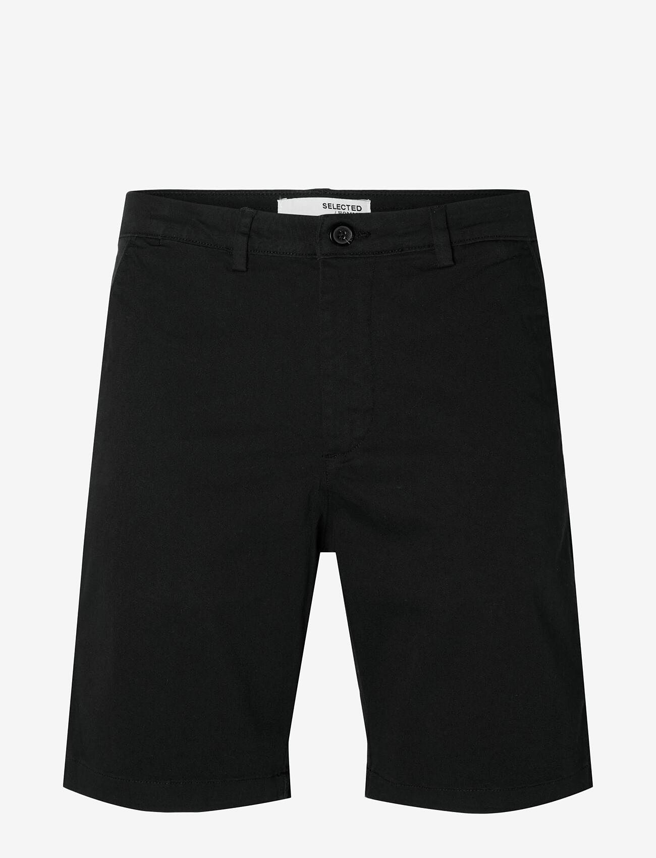 Selected - SLHSLIM-MILES FLEX SHORTS NOOS - chinos shorts - black - 1