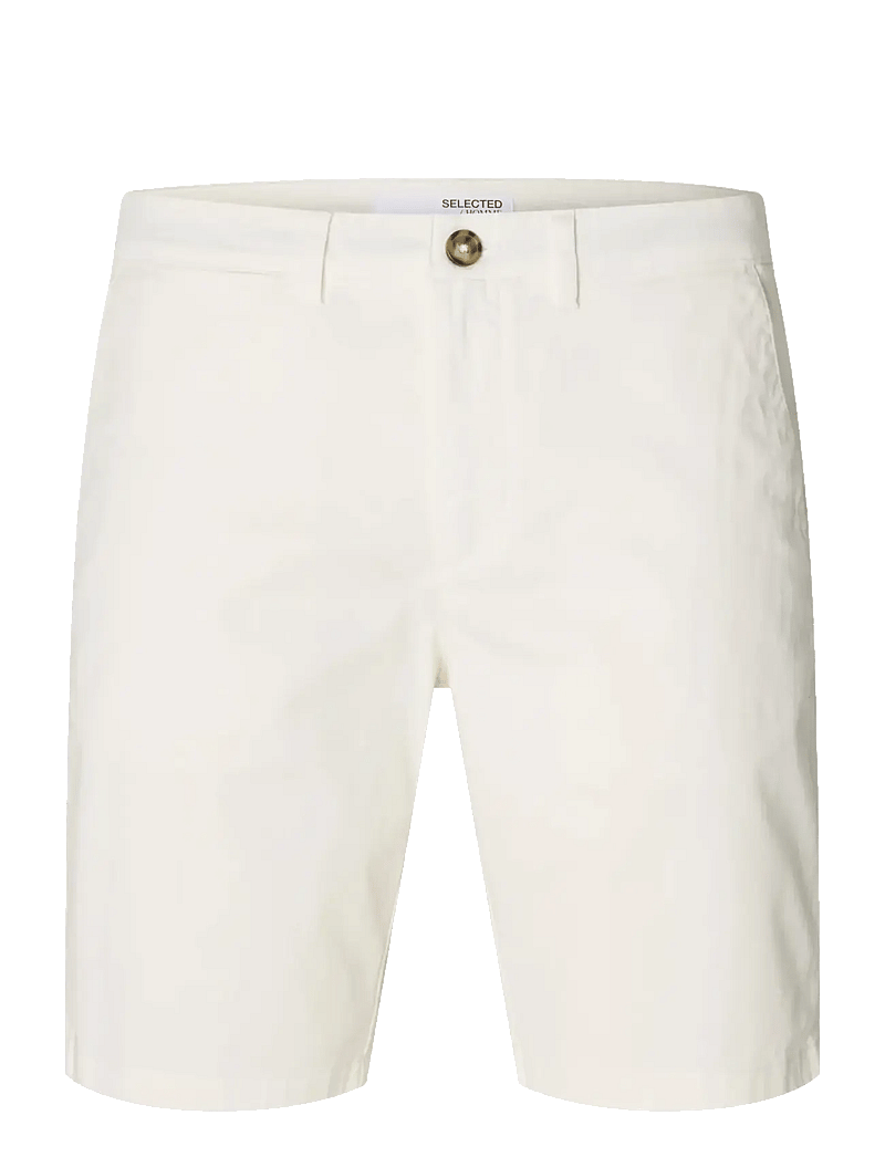 Selected - SLMSLIM-MILES FLEX SHORTS NOOS - chinos shorts - cloud dancer - 1