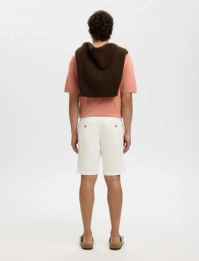 Selected - SLMSLIM-MILES FLEX SHORTS NOOS - chinos shorts - cloud dancer - 2