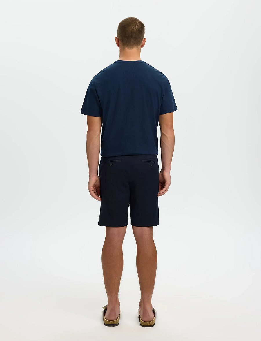 Selected - SLMSLIM-MILES FLEX SHORTS NOOS - short chino - dark sapphire - 2