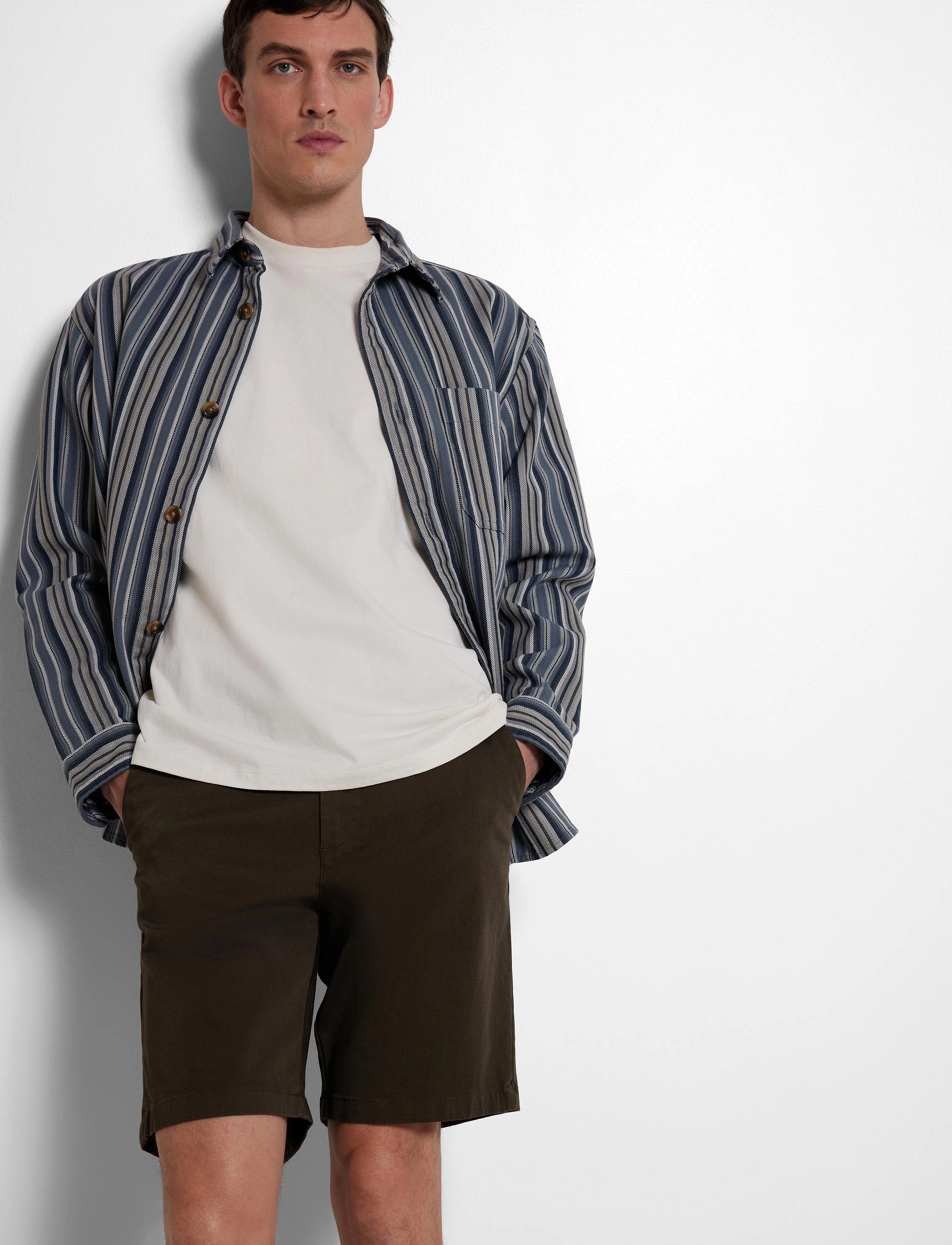 Selected - SLMSLIM-MILES FLEX SHORTS NOOS - laveste priser - forest night - 3