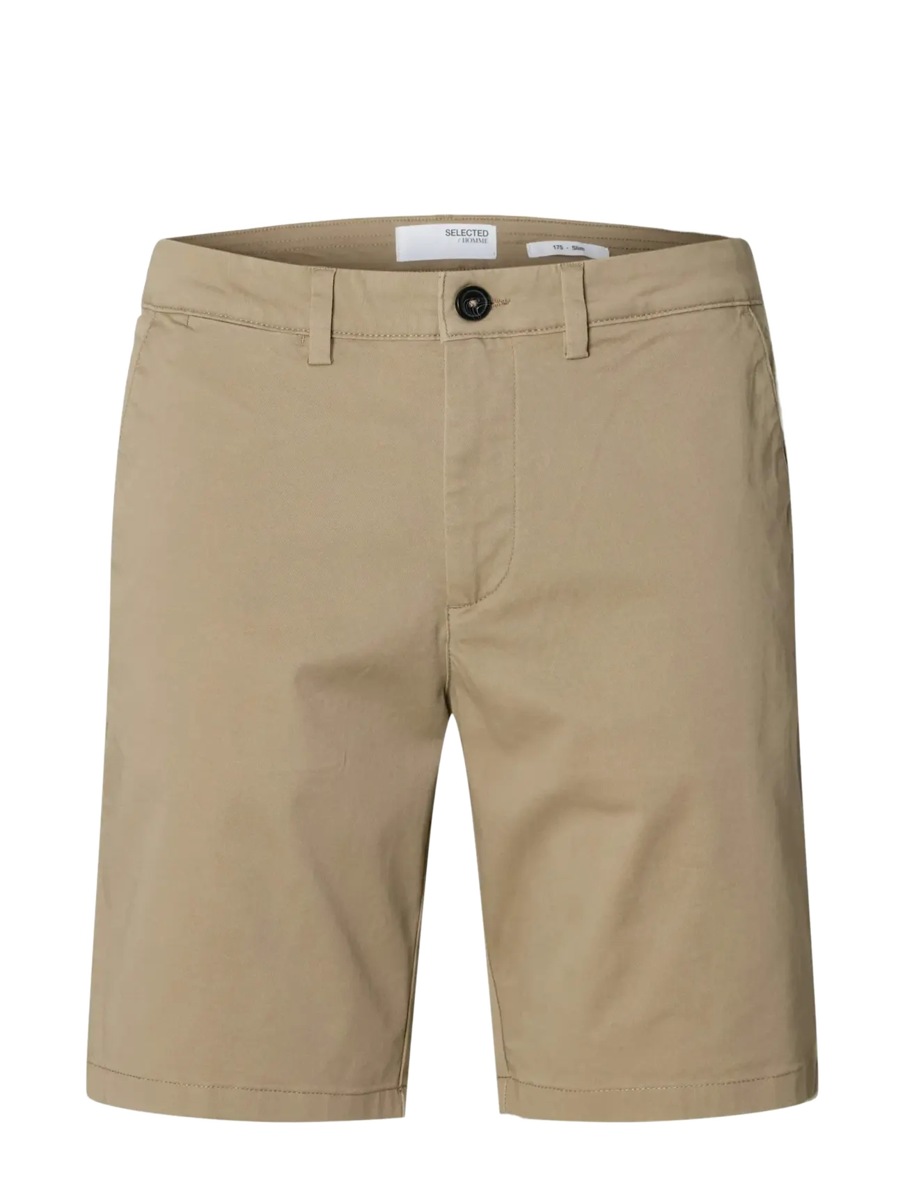 Selected SLMSLIM-MILES FLEX SHORTS NOOS - Shorts - GREIGE / beige