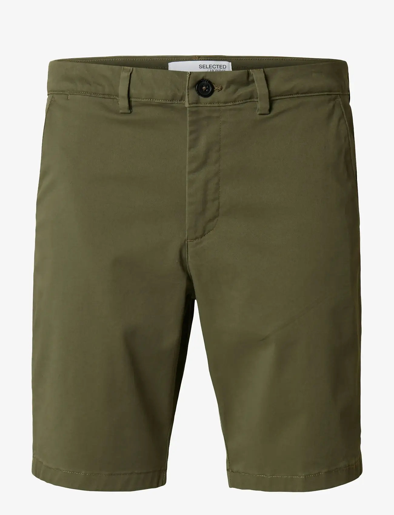 Selected - SLMSLIM-MILES FLEX SHORTS NOOS - chinos shorts - kalamata - 1