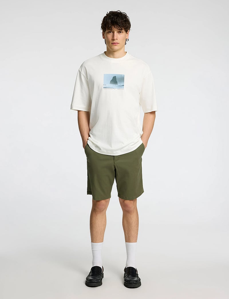 Selected - SLMSLIM-MILES FLEX SHORTS NOOS - chinos shorts - kalamata - 0