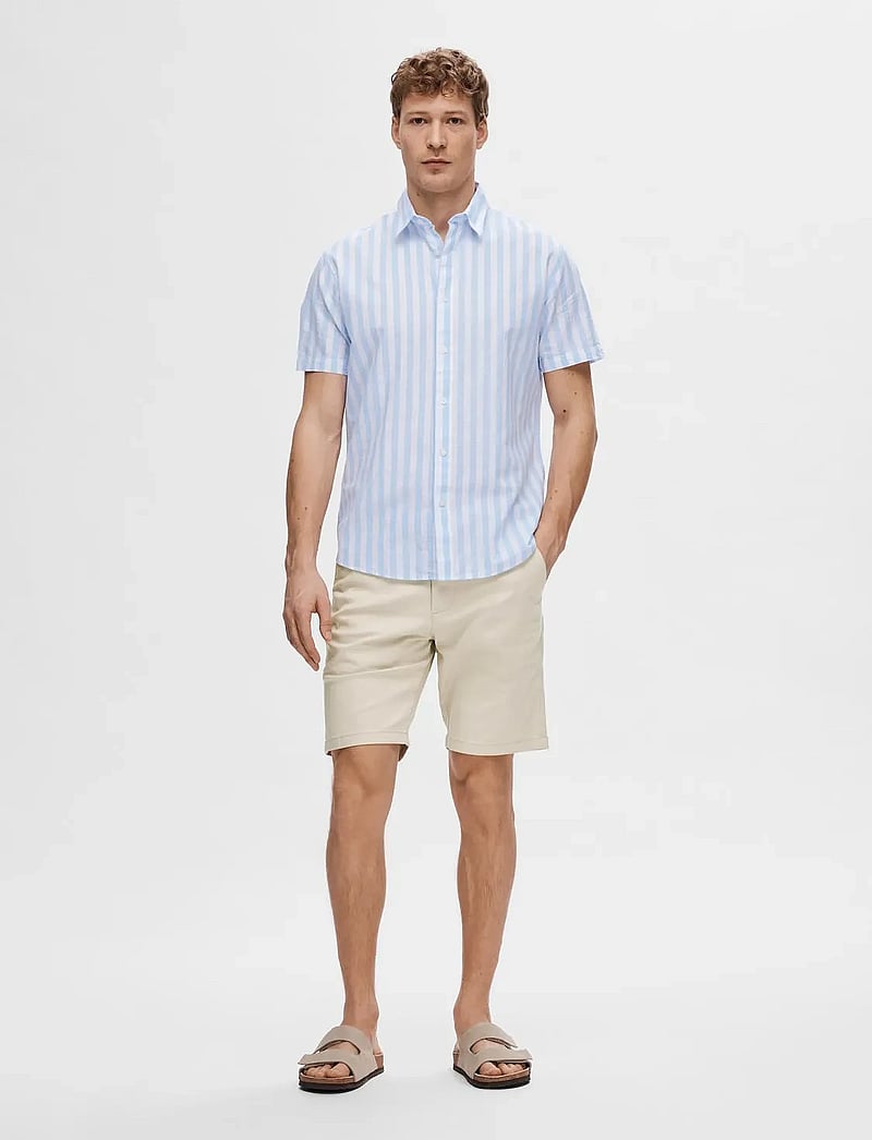 Selected - SLMSLIM-MILES FLEX SHORTS NOOS - chinos shorts - moonstruck - 3