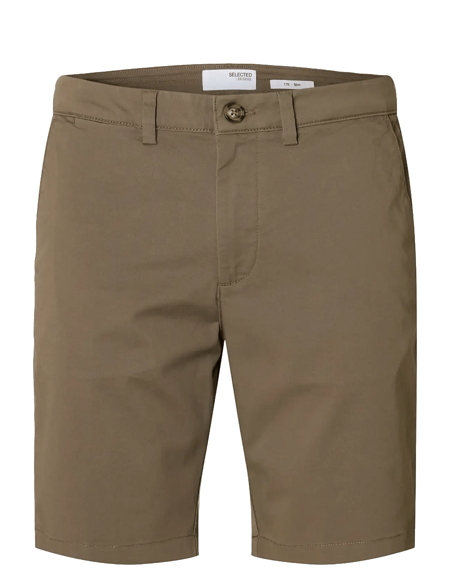 Selected - SLMSLIM-MILES FLEX SHORTS NOOS - chinos shorts - morel - 1