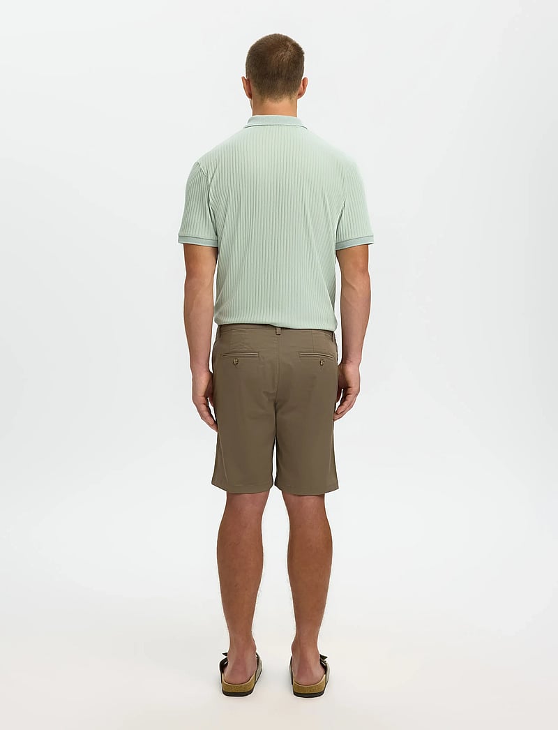 Selected - SLMSLIM-MILES FLEX SHORTS NOOS - chinos shorts - morel - 2