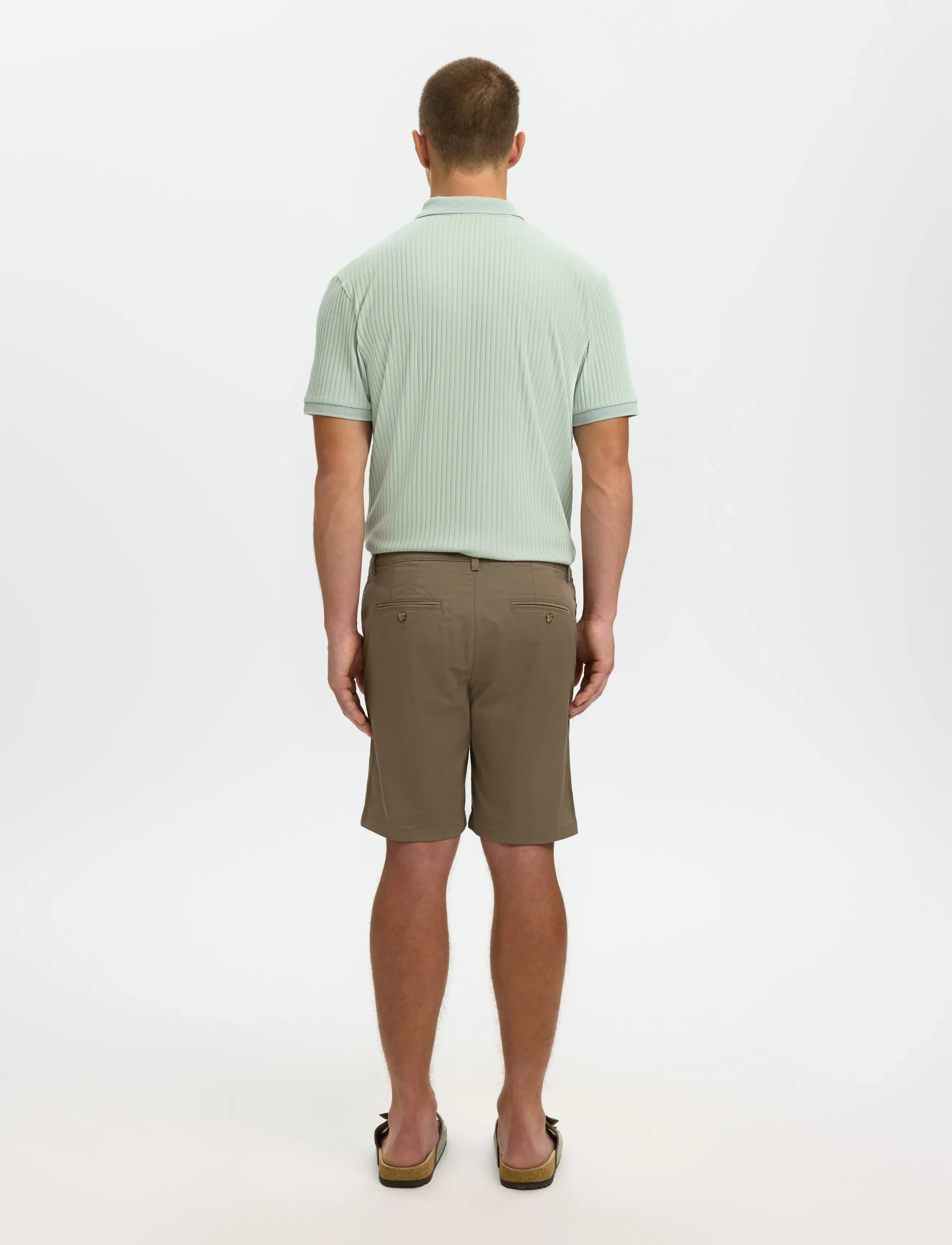 Selected - SLMSLIM-MILES FLEX SHORTS NOOS - chinos shorts - morel - 2