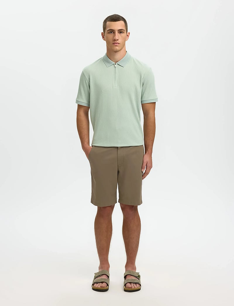 Selected - SLMSLIM-MILES FLEX SHORTS NOOS - chinos shorts - morel - 3