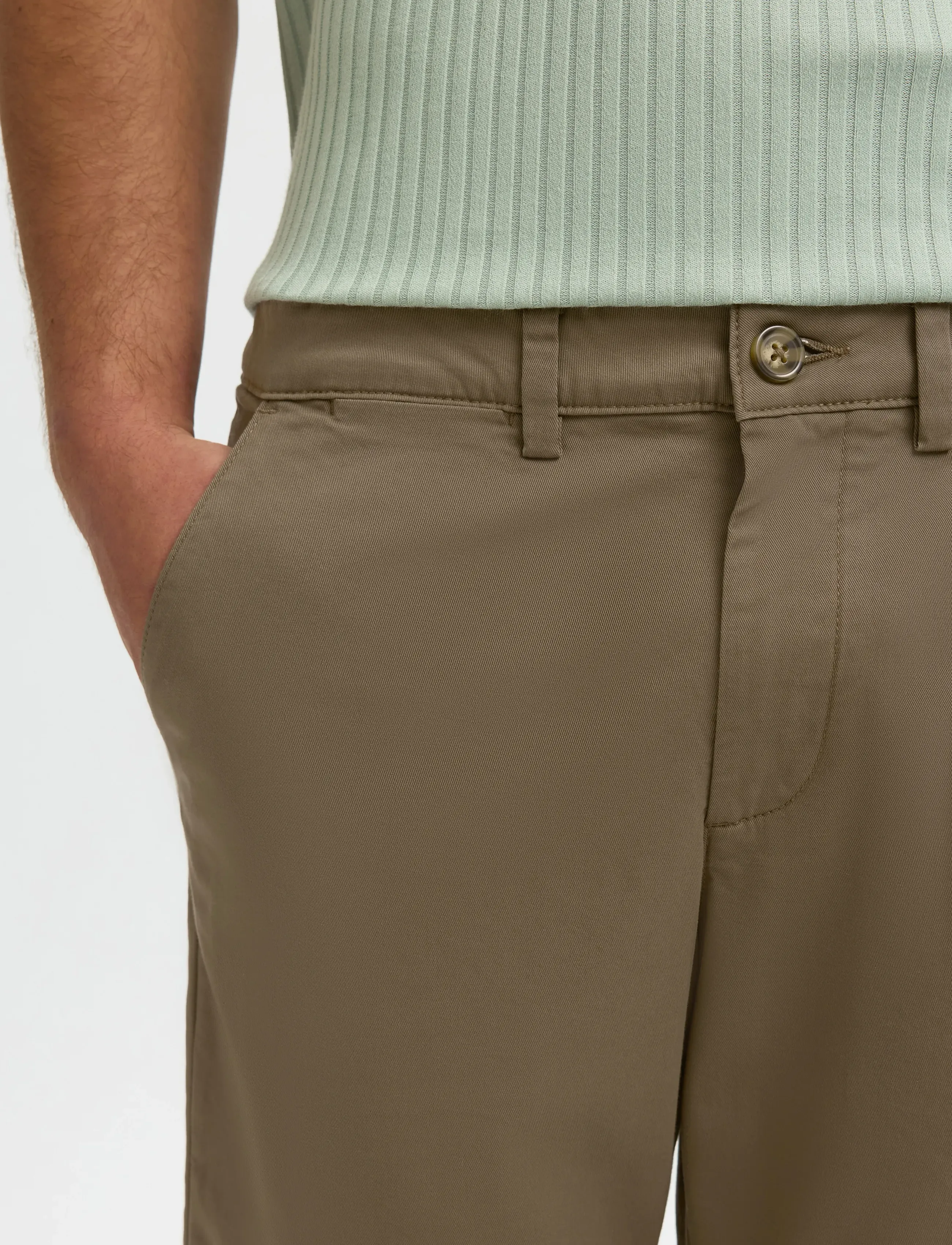 Selected - SLMSLIM-MILES FLEX SHORTS NOOS - chinos shorts - morel - 4