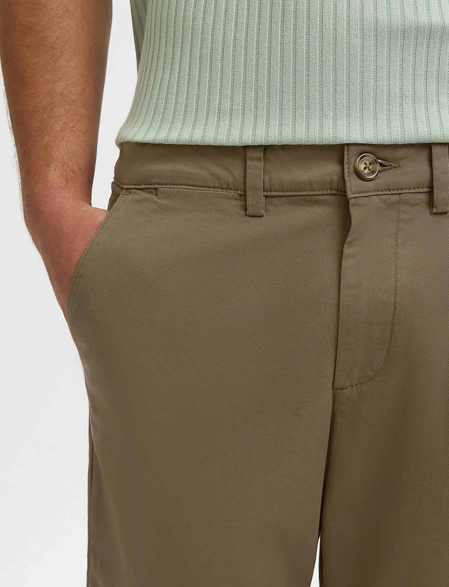 Selected - SLMSLIM-MILES FLEX SHORTS NOOS - chinos shorts - morel - 4