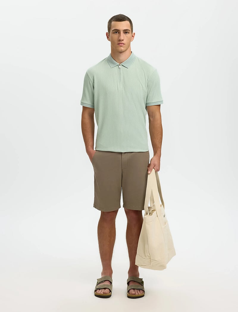 Selected - SLMSLIM-MILES FLEX SHORTS NOOS - chinos shorts - morel - 5