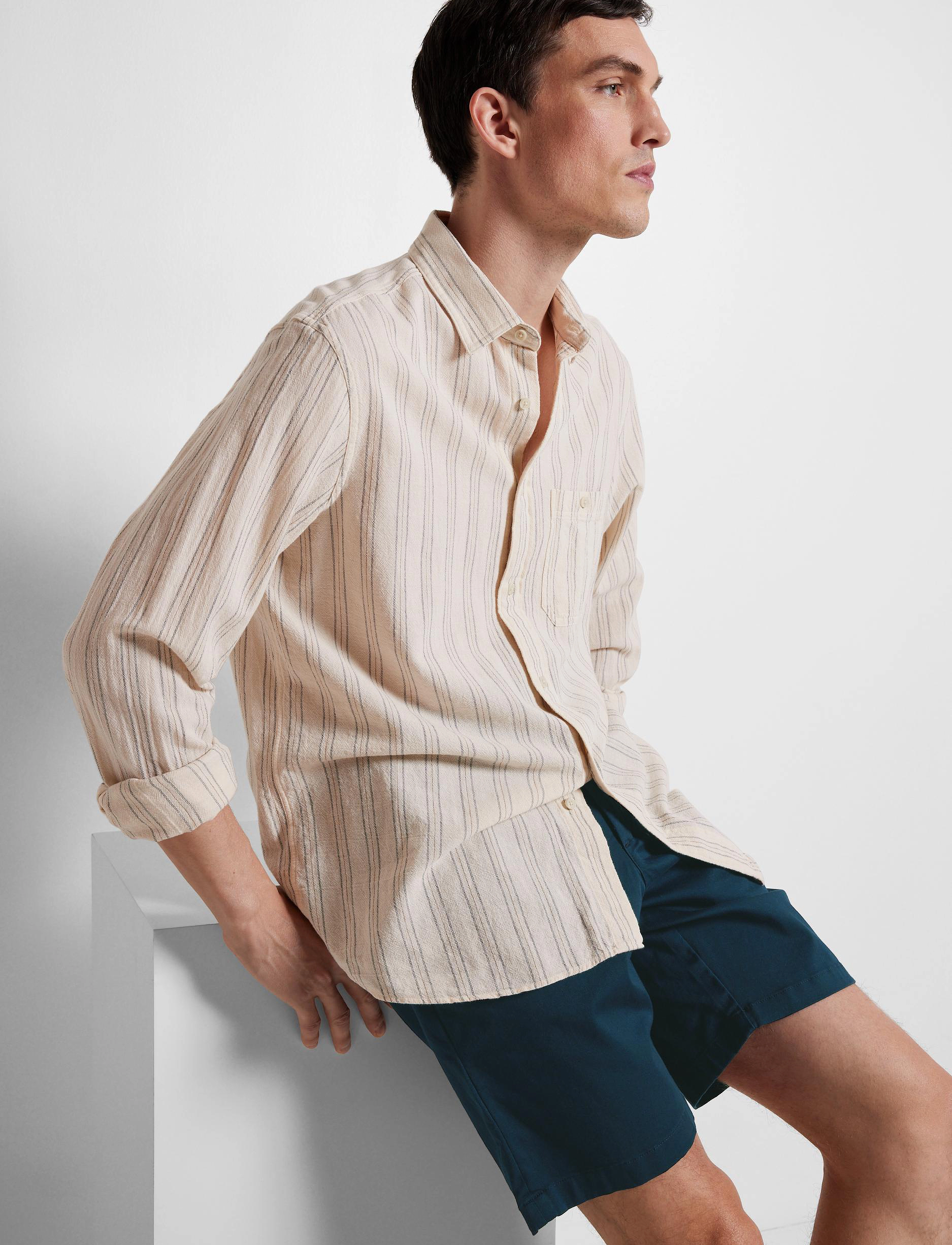 Selected - SLMSLIM-MILES FLEX SHORTS NOOS - laveste priser - sky captain - 3