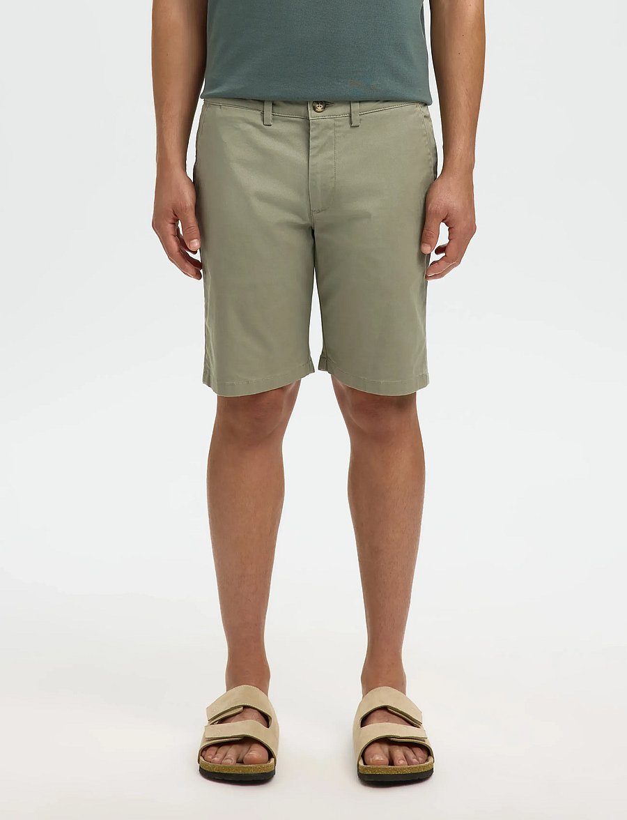 Selected - SLMSLIM-MILES FLEX SHORTS NOOS - chinos shorts - vetiver - 0