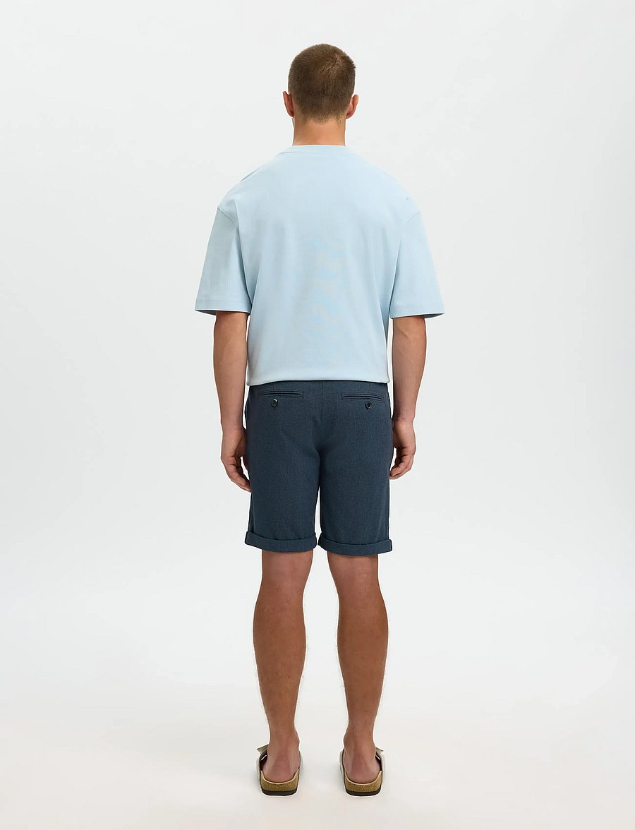 Selected - SLMSLIM-LUTON MILES FLEX SHORTS NOOS - chino lühikesed püksid - dark sapphire - 2