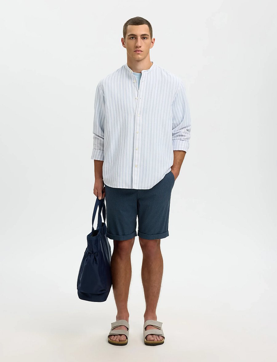 Selected - SLMSLIM-LUTON MILES FLEX SHORTS NOOS - chino lühikesed püksid - dark sapphire - 5