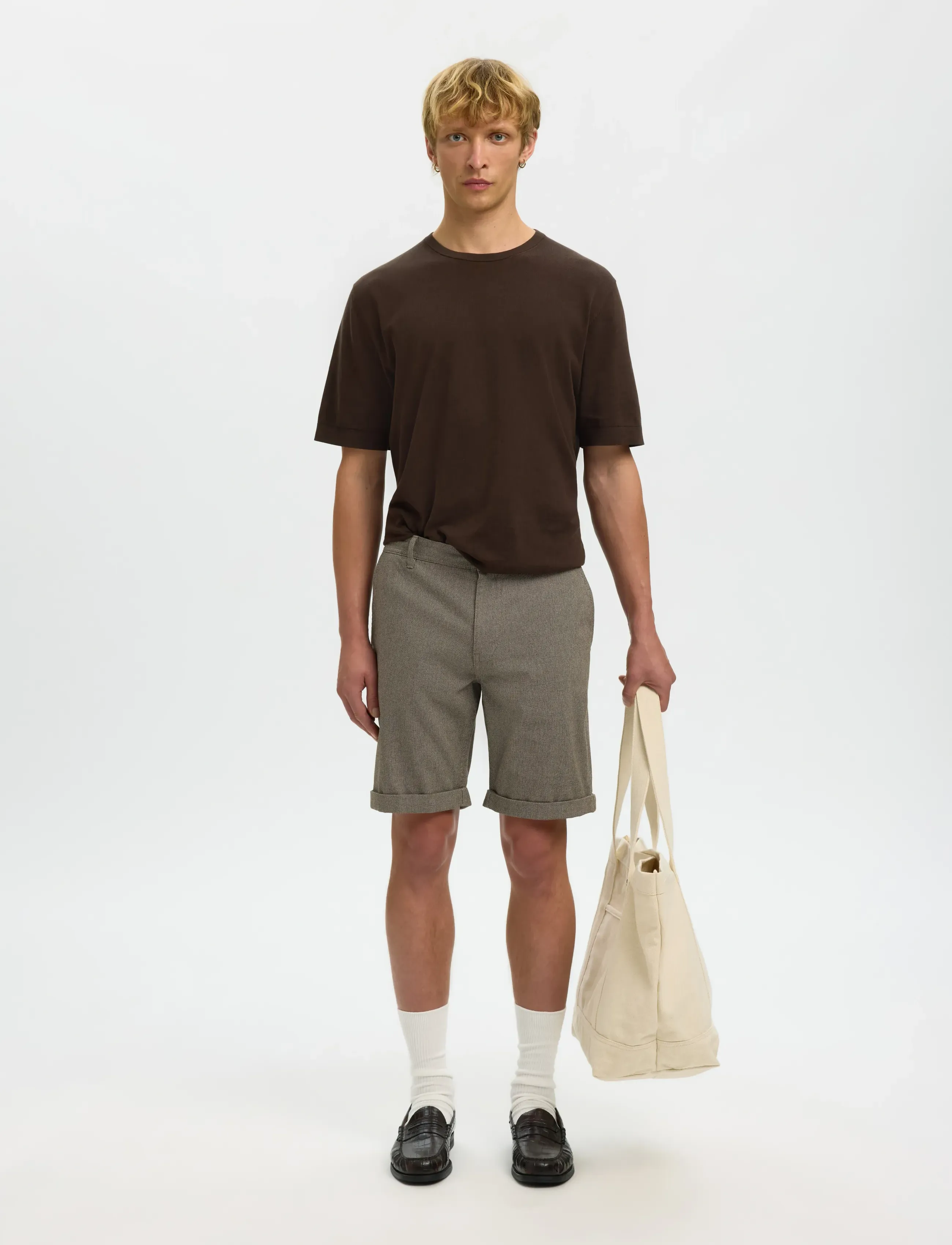 Selected - SLMSLIM-LUTON MILES FLEX SHORTS NOOS - chino lühikesed püksid - delicioso - 3