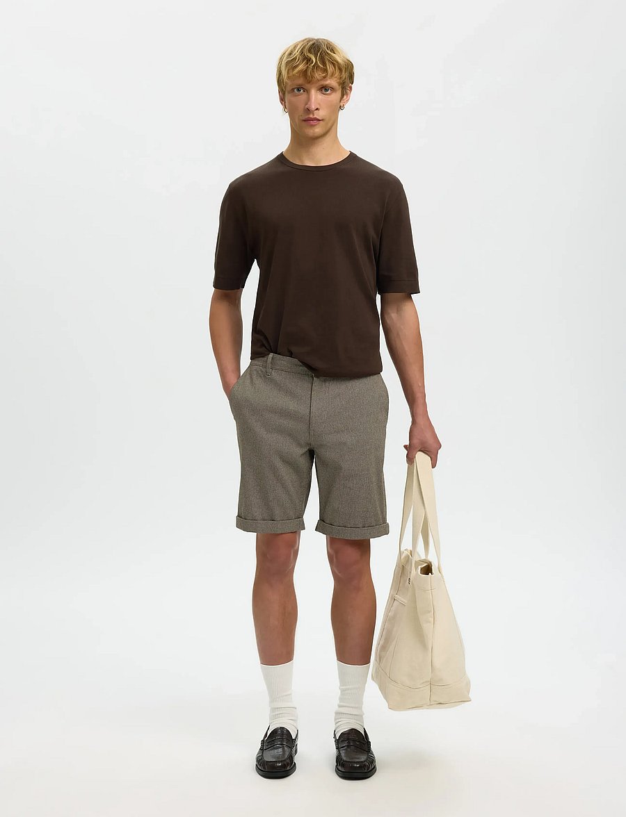 Selected - SLMSLIM-LUTON MILES FLEX SHORTS NOOS - chino lühikesed püksid - delicioso - 5