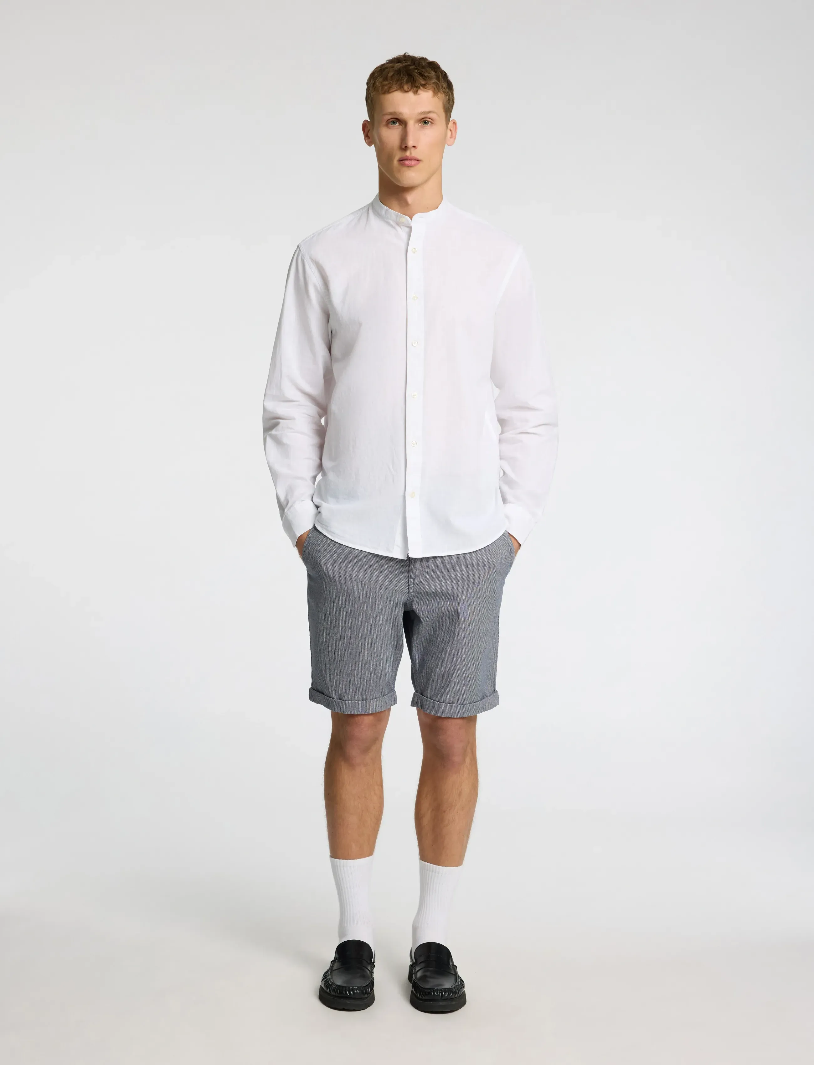 Selected - SLMSLIM-LUTON MILES FLEX SHORTS NOOS - chino lühikesed püksid - oceana - 3