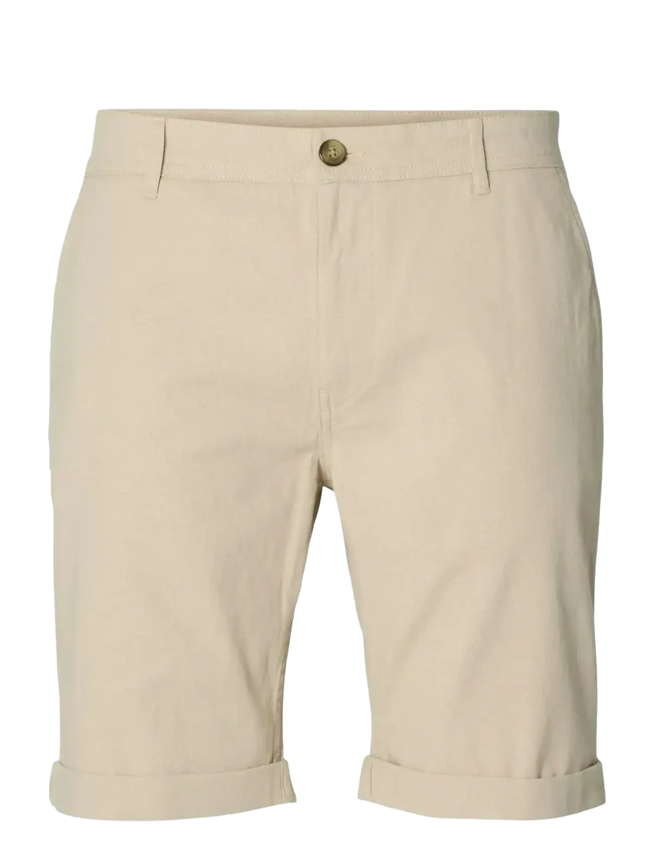 SELECTED Slmslim-Luton Miles Flex Shorts Noos Beige - L - Herren