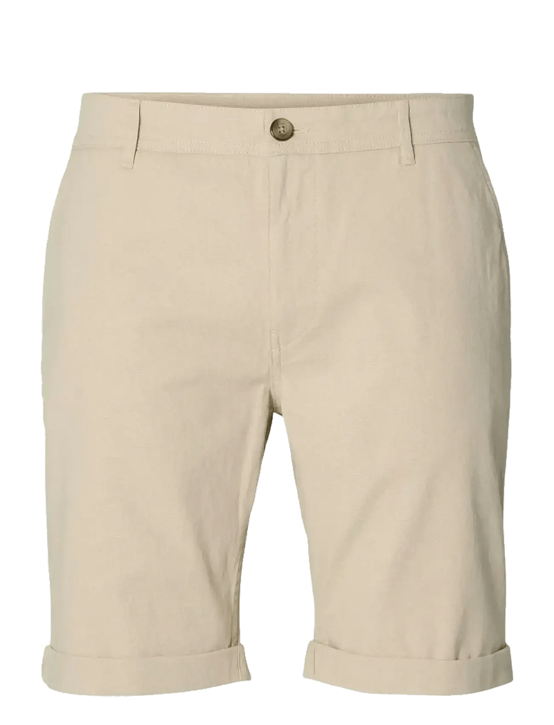 Selected - SLHSLIM-LUTON FLEX SHORTS NOOS - chinos shorts - pure cashmere - 1